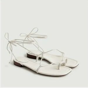 NWOT JCrew Full leather upper strappy Abbie sandals